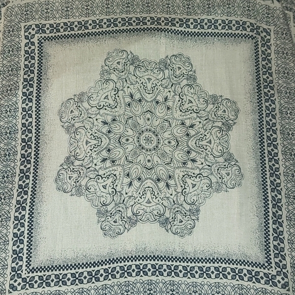 Blue and White Kimono/Beach coverup - Picture 4 of 5